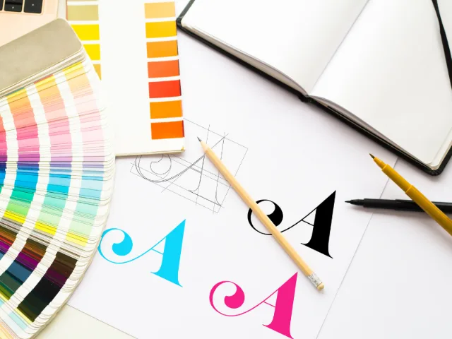 PoolerDesigns logo ideas and color samples