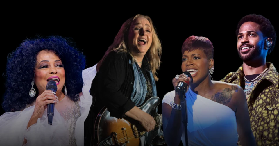Diana Ross, Big Sean, Melissa Etheridge and Fantasia on a poster